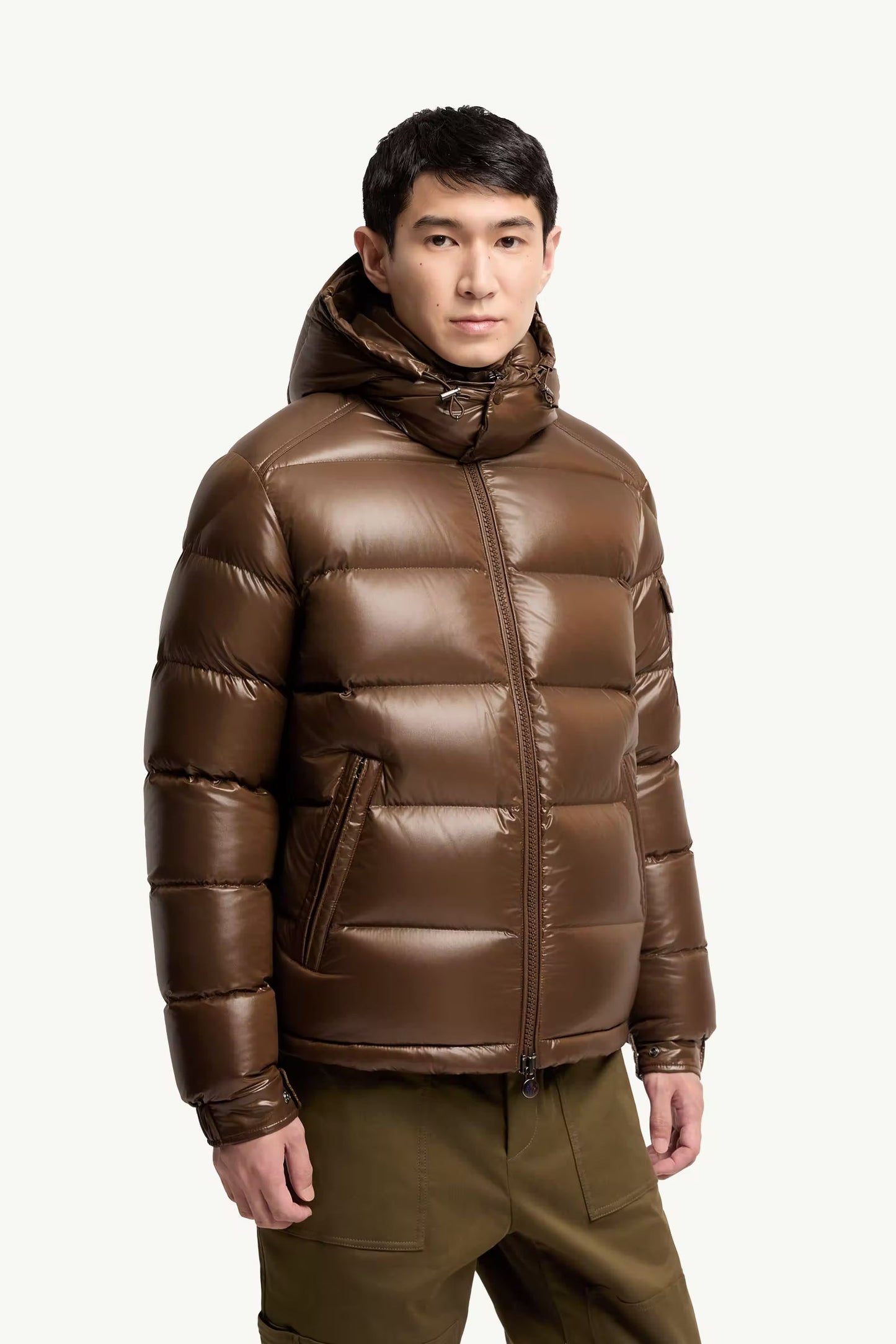 Moncler Maya Hooded Short Down Jacket