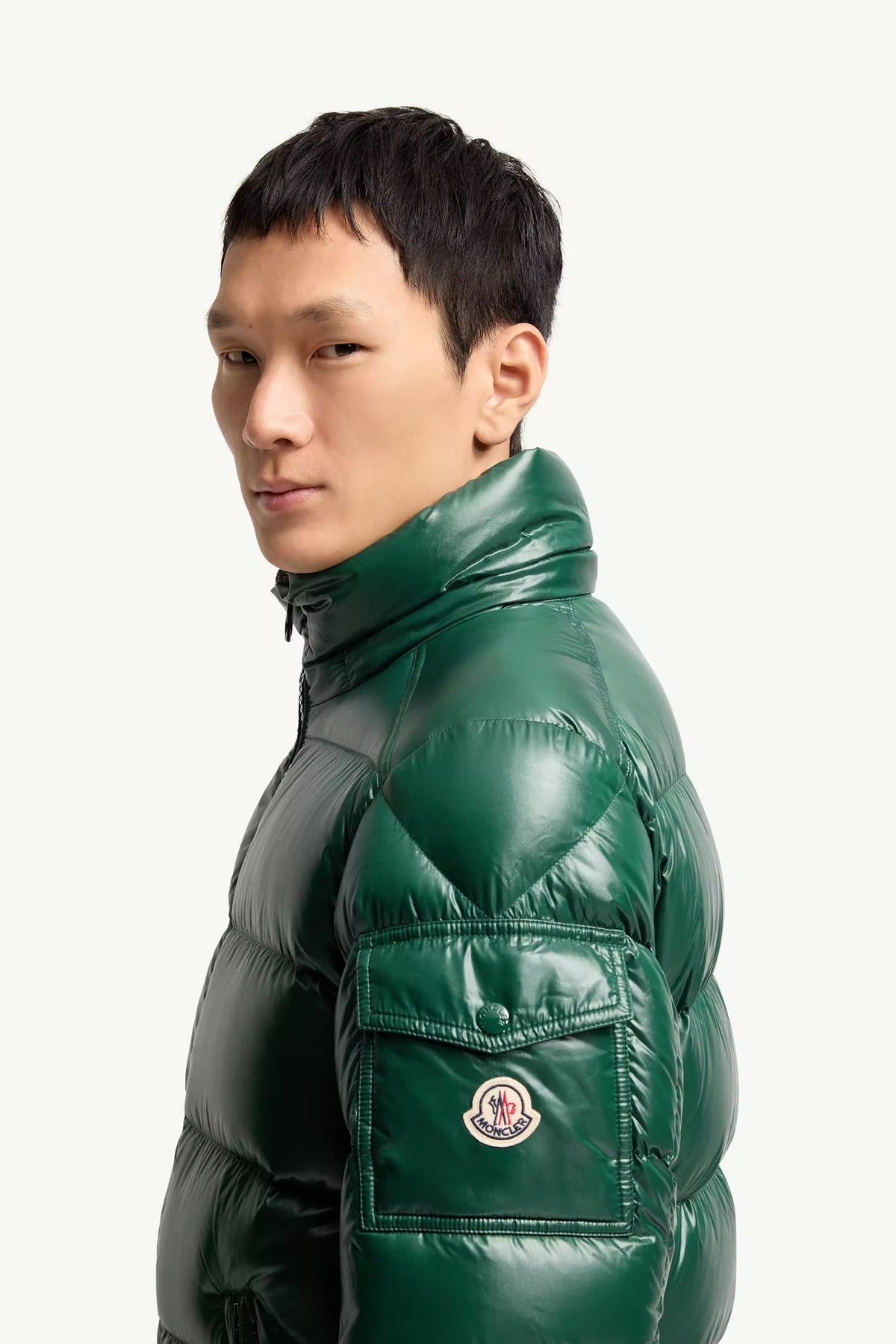 Moncler Maya Hooded Short Down Jacket