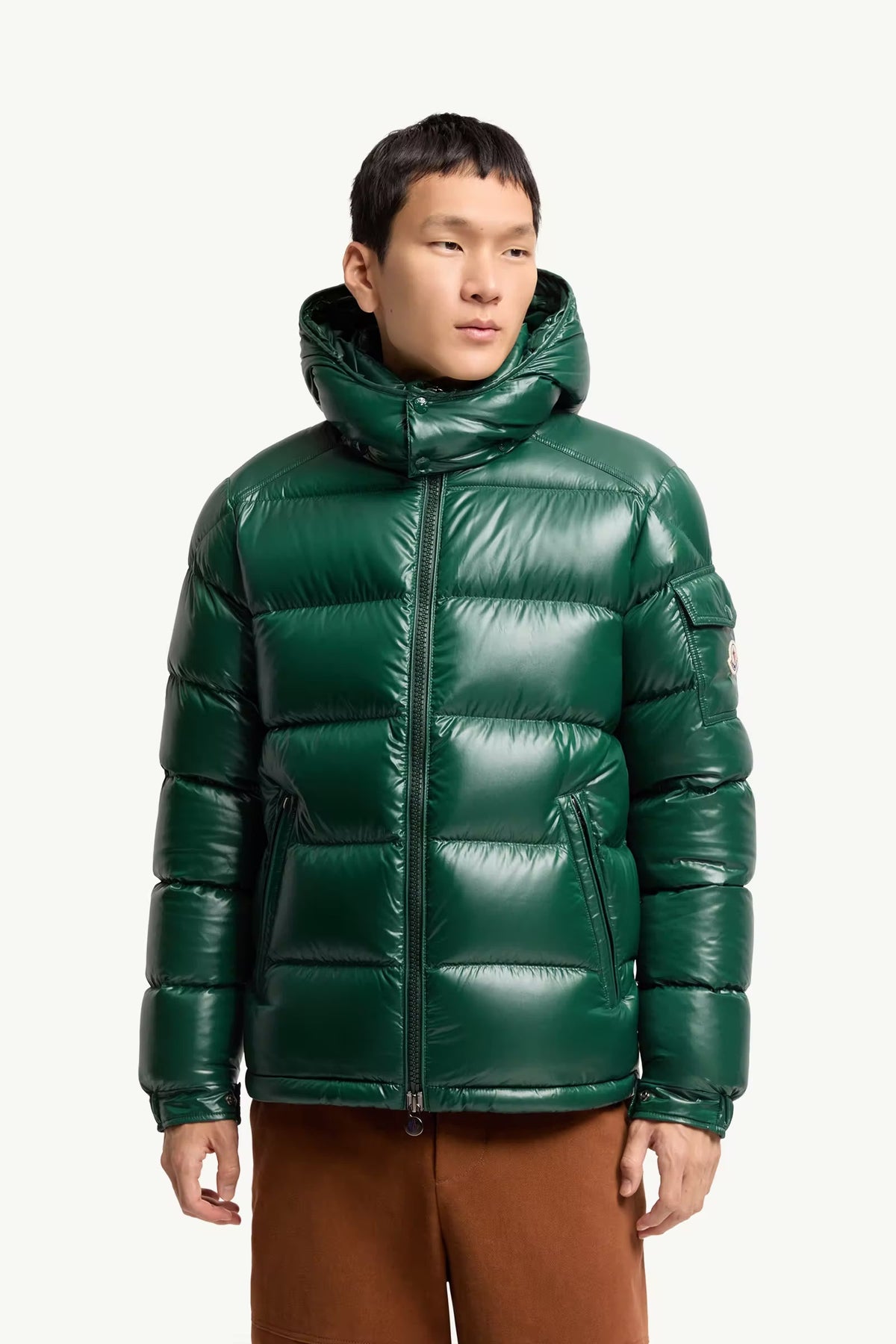 Moncler Maya Hooded Short Down Jacket
