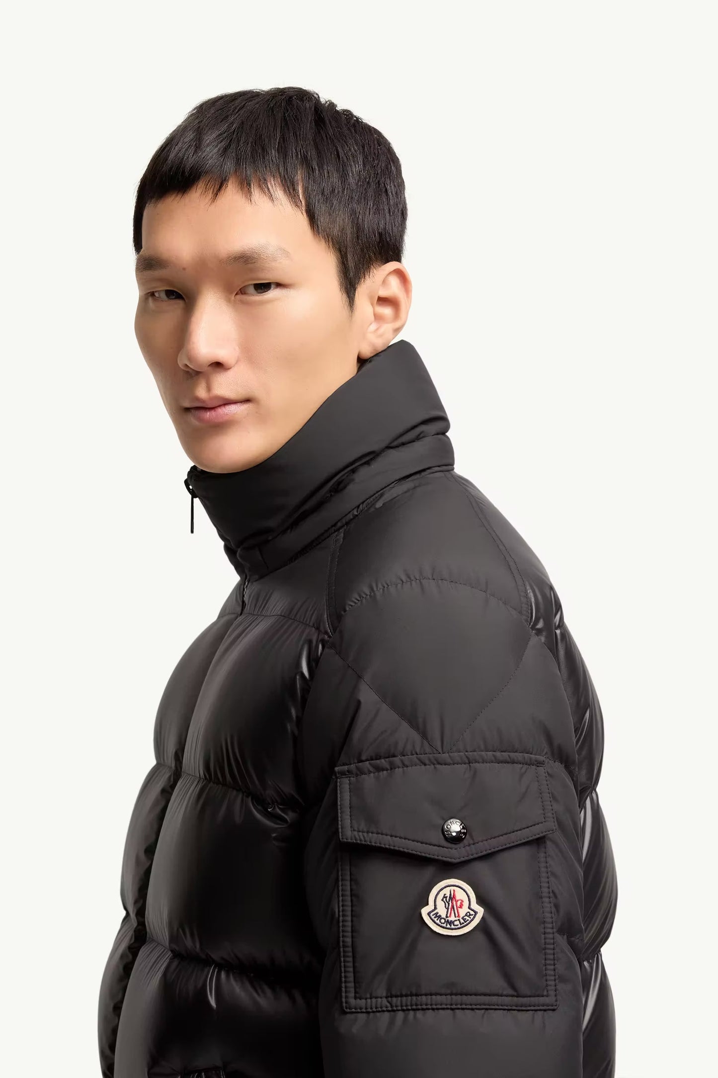 Moncler Maya Hooded Short Down Jacket