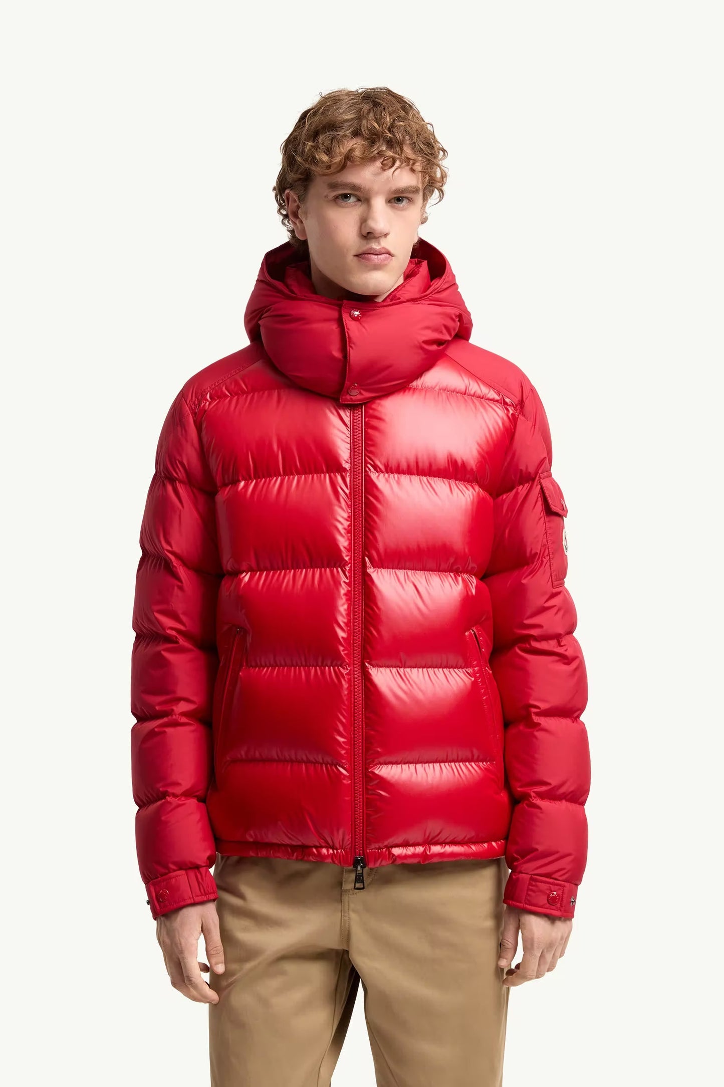 Moncler Maya Hooded Short Down Jacket